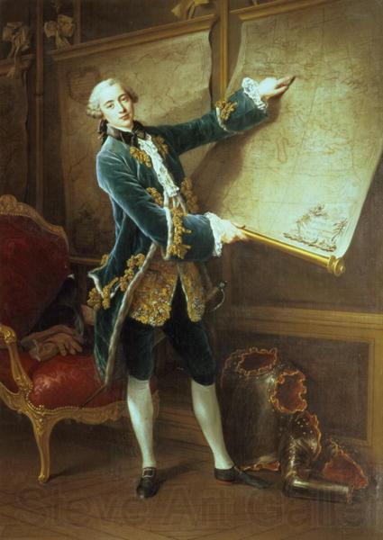 Francois-Hubert Drouais Count of Vaudreuil in Spain oil painting art